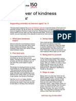 The Power of Kindness Calendar: Supporting Activities For Learners Aged 7 To 11