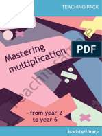 Masteringmultiplication Sample