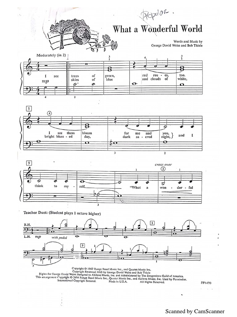 What A Wonderful World PDF