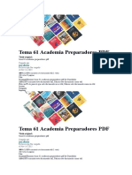 Tema 61 Academia Preparadores PDF: Título Original