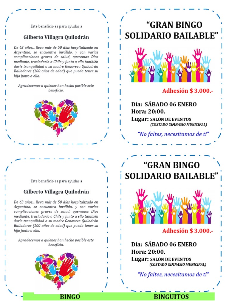 Bingo Solidario para Todos