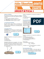 Estática de Fluídos para Cuarto Grado de Secundaria