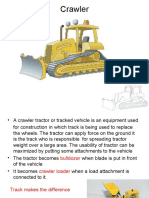 Crawler Tractor Track Advantages