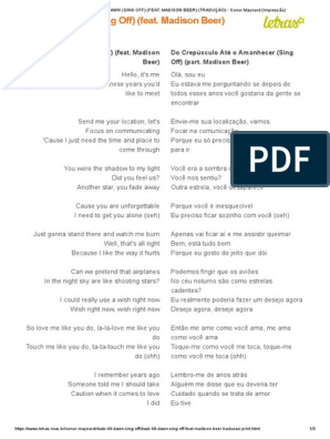 PAYPHONE (TRADUÇÃO) - Maroon 5 (Impressão), PDF