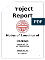 PDF CPC Modes of Execution of Decrees DD