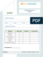 Examen Enero Sexto