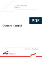 Option Faculté LLSH UPEC 2019 2020