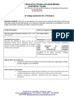 Guia de Trabajo Autonomo #2 Segundo Periodo