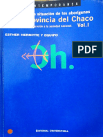 Estudio Sobre La Situación de Los Aborígenes de La Provincia Del Chaco - Indice Tres Tomos