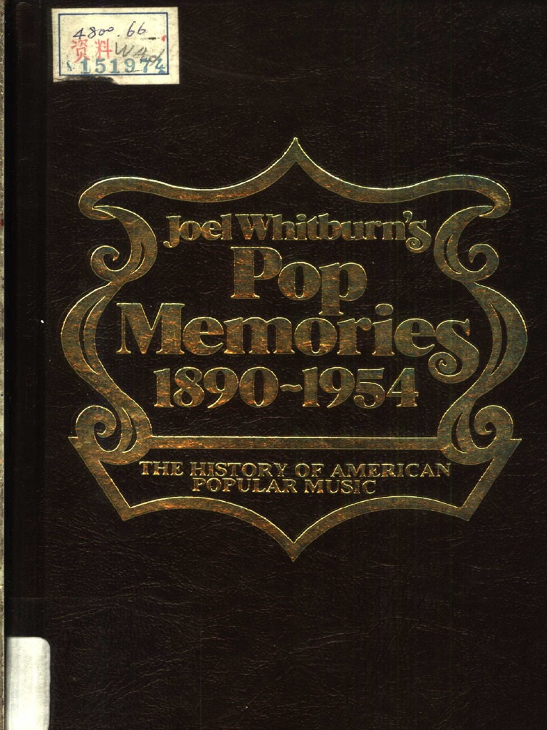 洋書 Joel Whitburn HIT RECORDS 1954 - 1982 Joel Whitburn, Tireless Researcher of Music Charts, Dies at