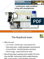 Roadroid - Continuous Road Condition Monitoring With Smartphones