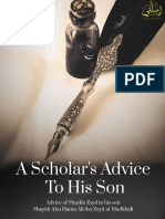 A Scholar's Advice To His Son