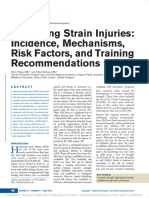 Hamstring Strain Injuries: Incidence, Mechanisms, Risk Factors, and Training Recommendations