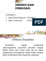 Kel. 1 DESINFEKSI DAN STERILISASI