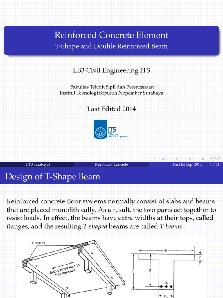 T-Shape and Doubly Reinforced Beams | PDF | Beam (Structure ...
