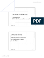 Lecture 6 - Flexure: 6 October 2015 RC14-1334: Concrete Structures 1