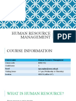 Human Resource Management