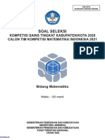 KSNK - 2020 - Matematika - Soal