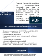 Sistema de Informacion para La Calidad