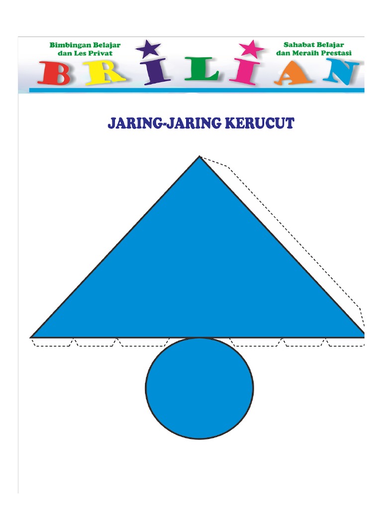 Jaring-Jaring+Bangun+Ruang+Kerucut - PNG (1132×1600) | PDF