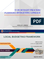 Planning-Budgeting Linkage-Carol For Comval