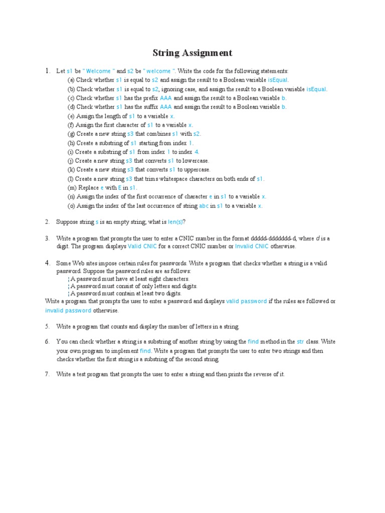 assignment 4 string shortener answer