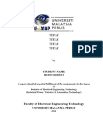 FYP Thesis Template