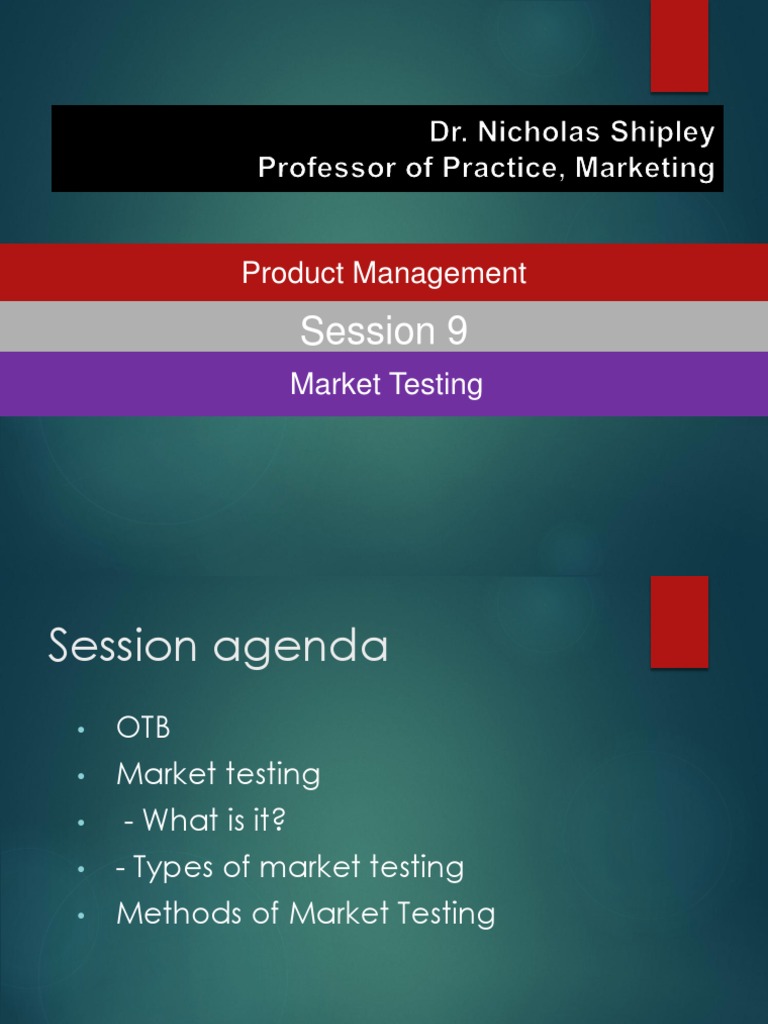 Understanding Market Testing Methods | PDF | Mass Media | Business