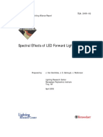 Spectral Effects of LED Forward Lighting: A Transportation Lighting Alliance Report