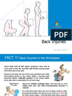Back Injuries - Safety Moment