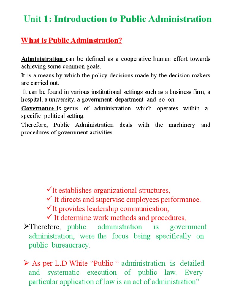 Intro to Public Administration | PDF | Structural Adjustment | Governance