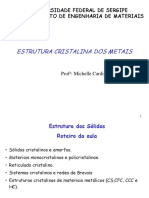 AULA 2 - Estrutura cristalina dos metais