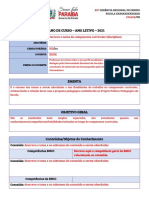 Modelo - Plano de Curso 2021