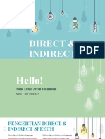 Kel 9 Direct & Indirect Speech