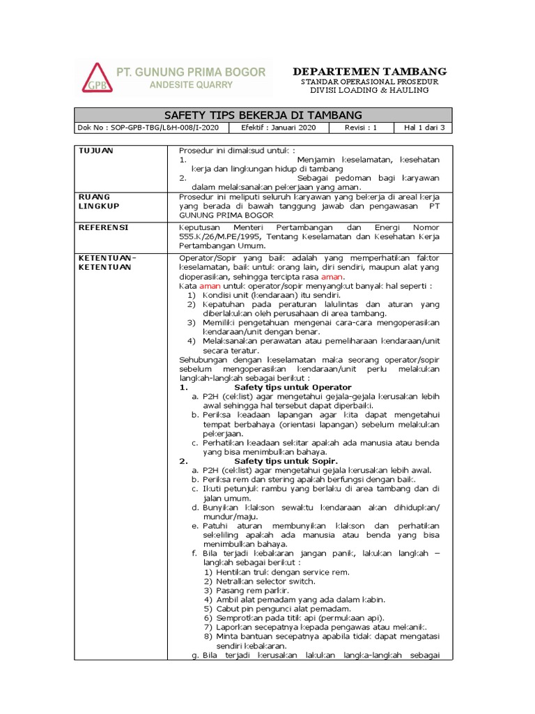 April Mop safety tips for Indonesia