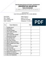 Nikmah (Nilai Tugas Harian FE)