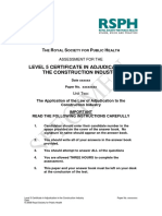 Level 5 Certificate in Adjudication in The Construction Industry