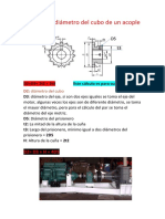 1.cálculo Del Diámetro Del Cubo de Un Acople