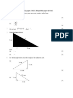 Ab A B: Answer All Questions On Writing Paper. Attach The Question Paper in Front