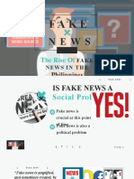 The Rise Of: Fake News in The
