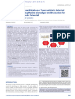 Identification and Quantification of Fucoxanthin in Selected