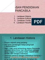 LANDASAN PENDIDIKAN PANCASILA (Baru)