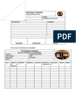 Fichas de Control Empresas