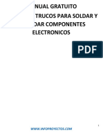 Manual Gratuito Tecnicas y Trucos para Soldar y Desoldar Componentes Electronicos