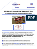 LED Large Digital Stopwatch Timer - Electronics USA