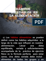 Habitos Saludables en La Alimentacion