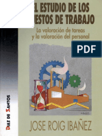 Libro Estudio de Los Puestos de Trabajo