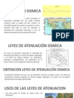 Leyes de Atenuación