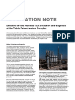 Effective Off Line Machine Fault Detection and Diagnosis at The Tabriz Petrochemical Complex