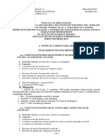 Tematica Cursuri Organizate În Institutiile de Învățământ Instruire Subordonate Direcției Medic